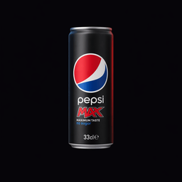Pepsi Max 33cl dåse, AI-genereret billede